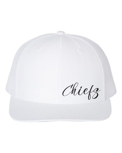 CHIEFS, MAHOMES, SUPERBOWL CHAMPS, Snapback FOOTBALL Cap, Trucker Hat,White Text - Picture 10 of 20