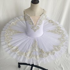 10-11 years ballet performance tutu dress. New. White.