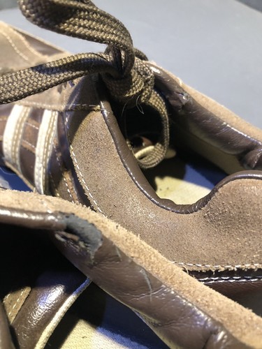 Skechers Shoes Men's 9.5 Citywalk Oxford Walking Leather Brown Sneaker Tan Beige - 第 11/14 張圖片
