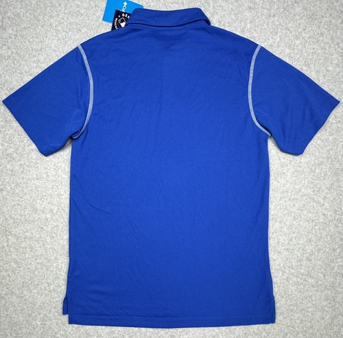 NEW Texas Rangers Columbia Golf Omi-Wick Shotgun Polo Blue Shirt Mens Small - Picture 8 of 8