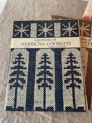 Portfolio of American Coverlets Carol Strickler Volume 1, 2 & 3 plus sample - Picture 2 of 8