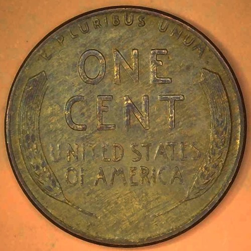 1934 P Lincoln Wheat Cent ~ Improper Alloy Mix Error ~ Woody Error - Picture 2 of 2