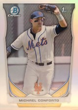2014 Bowman Draft Baseball Chrome Prospects #CDP7: Michael Conforto Base