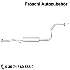 für Honda Civic Rover 416 1.4i 1.6i EDELSTAHL Mitteltopf Auspuff Rohr Mitte a*