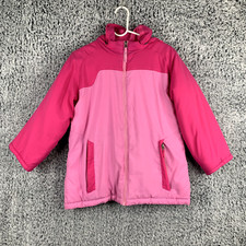 LL Bean Girls Hooded Jacket Girls XL-18 Pink Thinsulate Winter Outdoor Chore