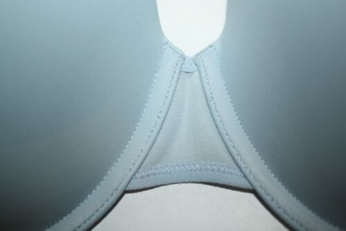 NUEVO SUJETADOR WARNER'S sin efectos secundarios RM3471A cobertura lateral extra AZUL CLARO gris 38D - Imagen 2 de 6
