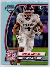 2024 Bowman University Chrome #11 Amari Daniels Refractor