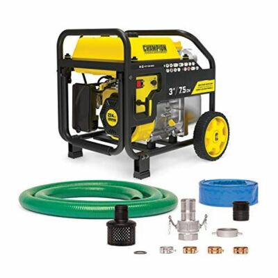Champion Power Equipment 100743 3-Inch Gas-Powered Semi-Trash Water Transfer Pum