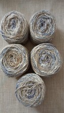 Lot de 5 Pelotes Fantaisie - Effet couleur dégradée et Résille (465g)