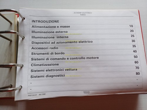 Alfa Romeo 166 1998-99 manuale officina Tutti gli Schemi Elettrici Vol. 4 - Picture 6 of 15