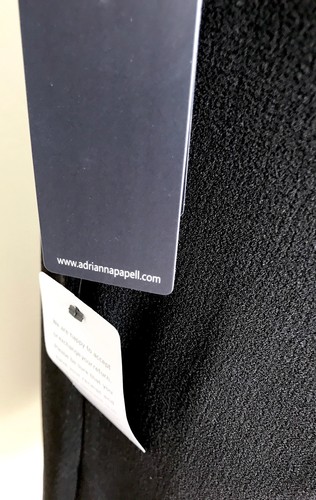 Adrianna Papell Black Cutout Shift Dress NWT Size 2 Retails $130 Price $56 - Picture 7 of 11