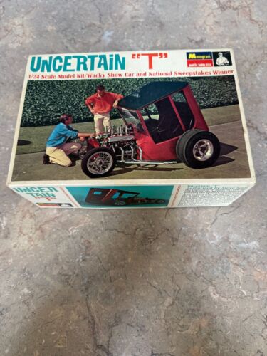 Vintage 1966 Model Kit Monogram Uncertain T Steve Scott’s 1/24 100% Complete