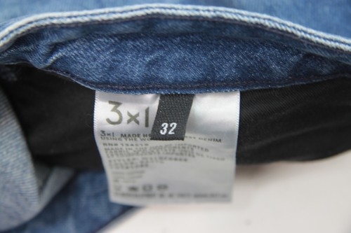 3X1 NYC Destroyed Women's Button Fly Jeans Size 32 (actual: 34X26) Bell Bottom - Picture 10 of 13