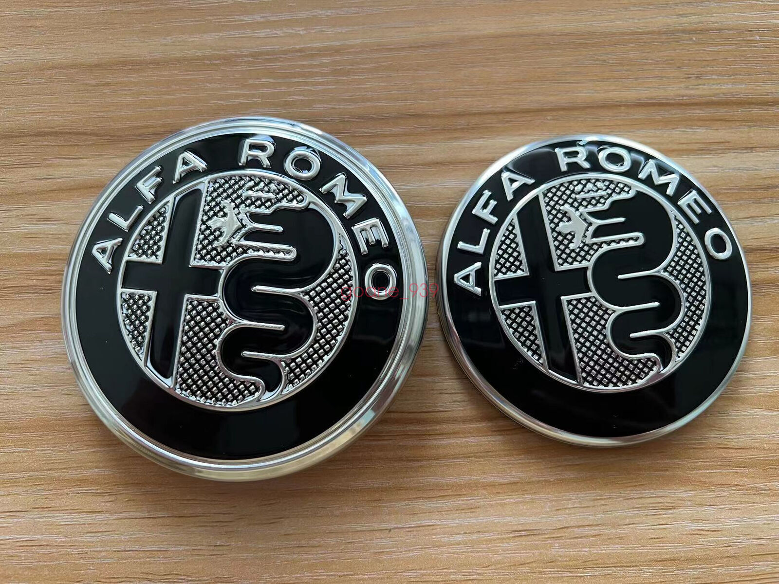 Car Front and Rear Logo Decoration Stickers GTAM for Alfa Romeo Giulia Stelvio