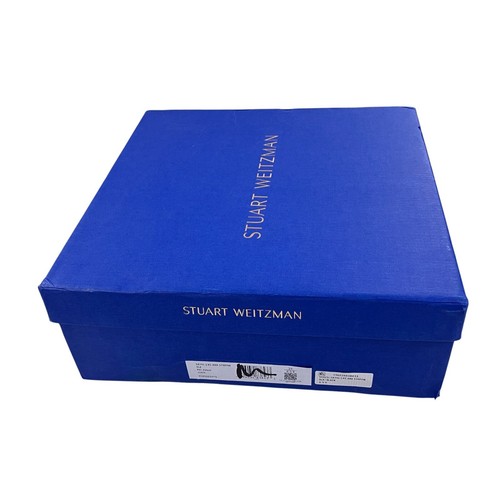 STUART WEITZMAN SkyHigh 145 Patent Ankle-Strap Platform Pumps Black EU 39 US 8.5 - Picture 8 of 10
