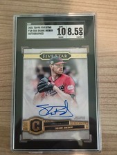 2021 Topps Five Star FSA-SBA Shane Bieber Autograph 