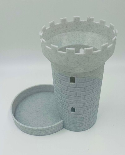 Marble Finish Castle Dice Tower - Board Game Accessory - Picture 3 of 4