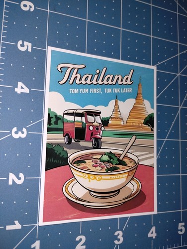 Thailand Stickers Bangkok Chiang Mai Pattaya Hua Hin Phuket Krabi Magnets - Picture 56 of 82