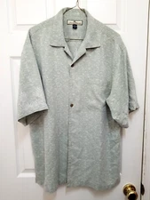 TOMMY BAHAMA Men's 100% Silk Shirt ~ Comfy - Size M - Island Wear - Tropical