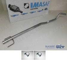 IMASAF Auspuff Mittelrohr+Schellen für Opel Corsa C+Tigra Twin Top 1.3 CDTI+16V