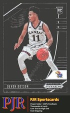 2020 Panini Prizm Draft Picks Collegiate #72 Devon Dotson   Kansas Jayhawks