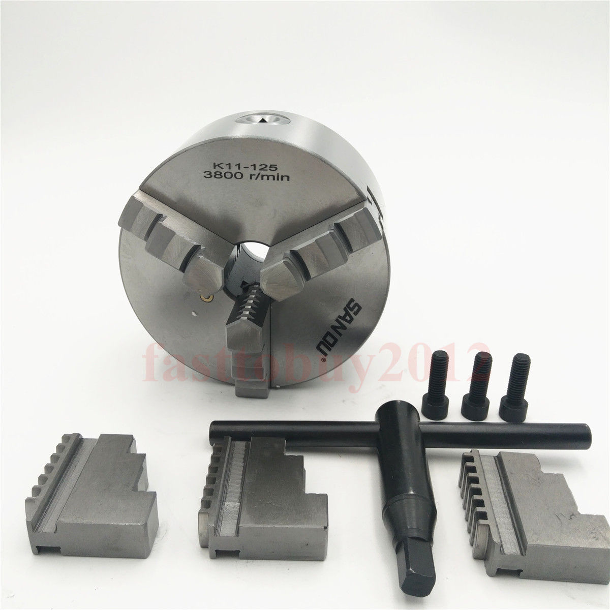 5" 3jaw 4jaw 6jaw Lathe Chuck SelfCentering 125mm Hardened Steel