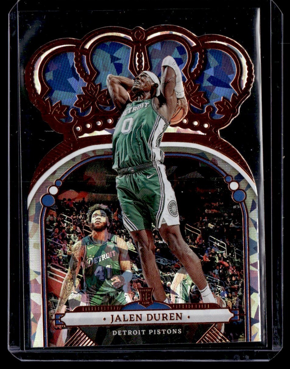 2022-23 Panini Crown Royale Bronze Crystal Jalen Duren RC #34