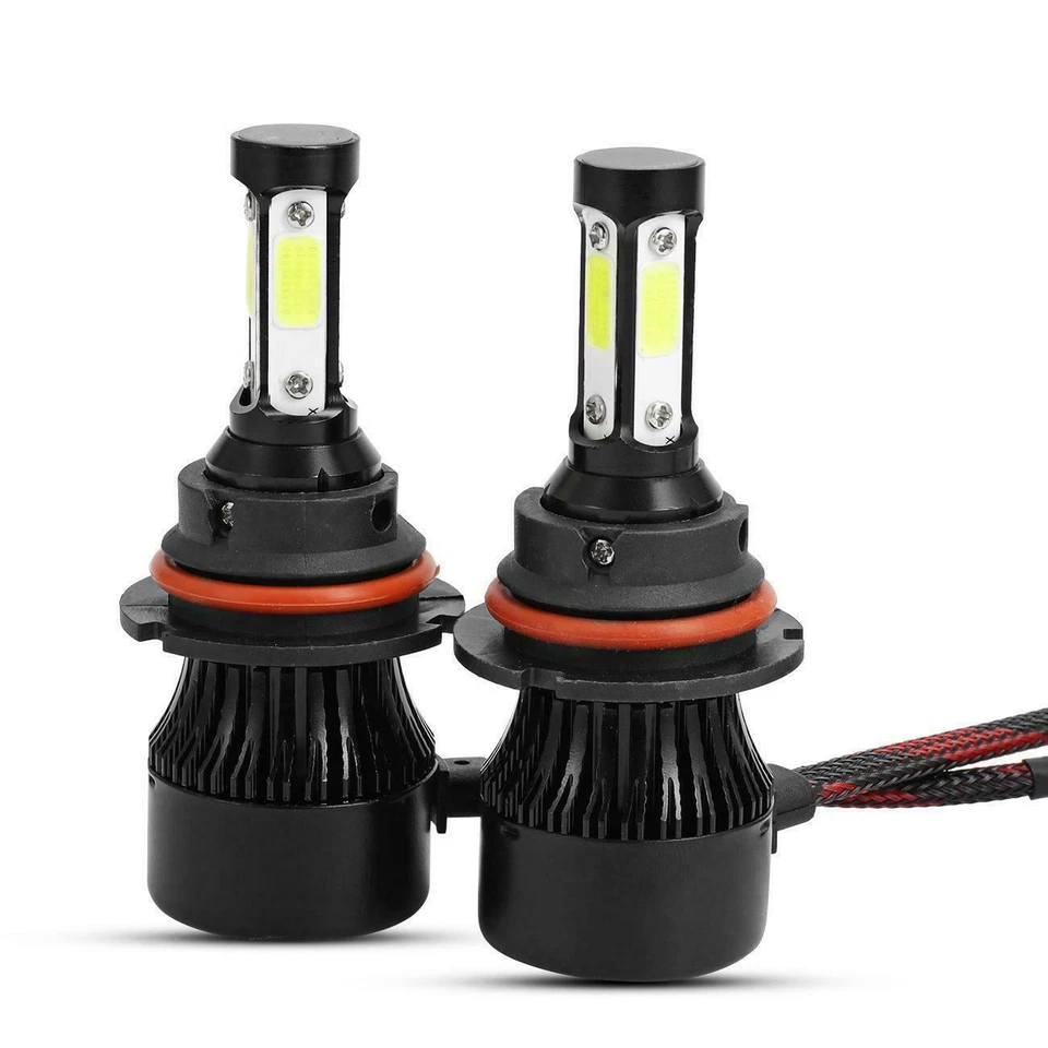 For Toyota 4Runner 1992-1995 6000K 2X 9004 LED Headlight High/Low Beam Bulbs Kit - Image 4 of 4