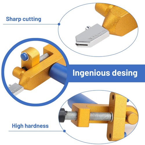 Professional 2 in1 Easy Glide Glass Tile Cutter Tile Ceramic Manual Cutting Tool - Picture 7 of 23