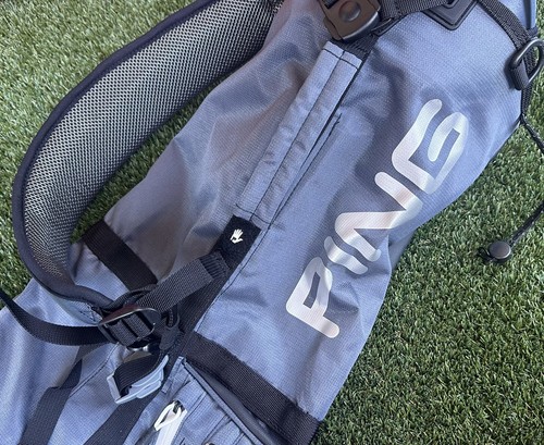 Ping Moonlite Lightweight Sunday Golf Carry Bag Slate Gray Used - Picture 5 of 8
