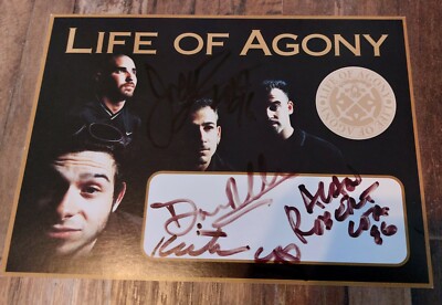 Life Of Agony Autogramm 1996