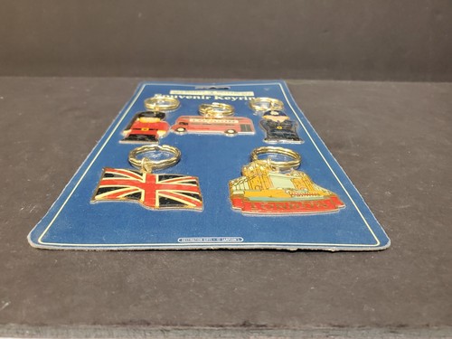 RARE!! SAMPSON'S SOUVENIRS SIGHTS OF BRITAIN COLLECTOR KEY RINGS 5-PACK NEW - Picture 4 of 15