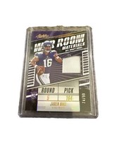 2023  Absolute Football WAR ROOM MATERIALS RC  PATCH Jaren Hall Vikings 74/99
