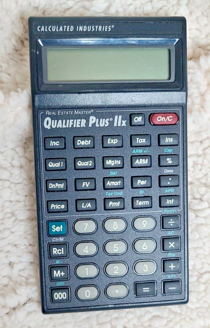 Calculated Industries Real Estate Master IIIX 3405 Finance Calculator