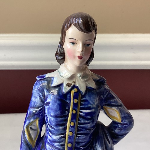 Antique Kalk German Victorian Porcelain Man Figurine, Marked, 9 1/4" Tall - Picture 8 of 10