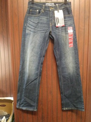 Levi Strauss Signature Mens S61 Relax Fit Blue Jeans Size 29 Inseam 30