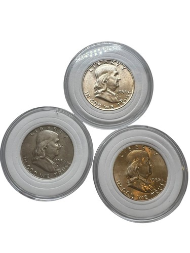 Lot Of 16 Franklin Half Dollar Coins  - Picture 8 of 13