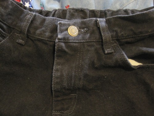 Wrangler youth black jeans 10 husky - Picture 6 of 6