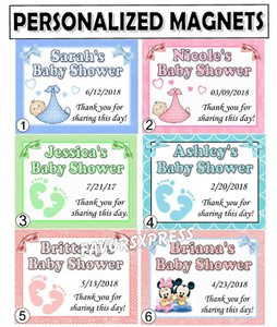 baby shower magnet favors