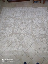 ITALIANO FILET copriletto matrimoniale Manodopera Telaio intero Senza cuciture