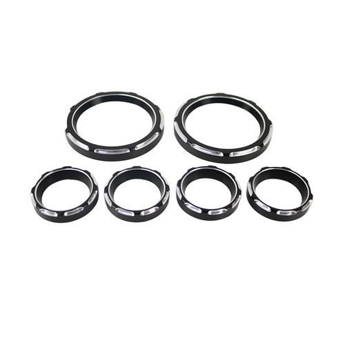 CNC Speedometer Gauge Bezel Trim Ring For Harley Touring Electra Glide 1996-2013 - Picture 4 of 12