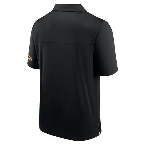 Camisa polo negra para hombre de los Pittsburgh Steelers hecha por el equipo grande L - Imagen 2 de 10
