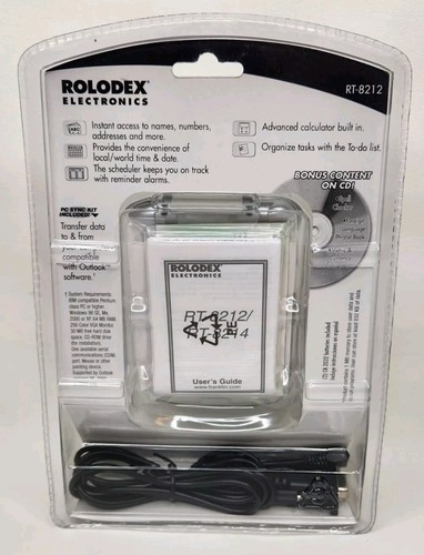 Franklin Rolodex Electronics 1 Mo écran tactile PDA organisateur RT-8212 neuf - Photo 9 sur 9