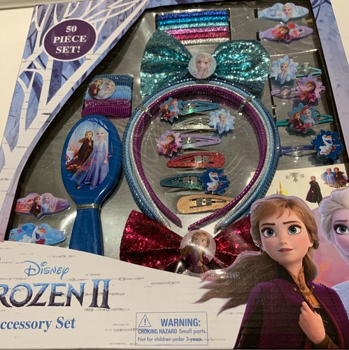 Disney Frozen II Girls 50 Pieces Accessory Gift Set NEW - Picture 3 of 7