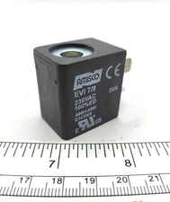 AMISCO Solenoid Valve Coil EVI 7/9 230VAC 5VA AMIH-AMS E343908, 0255G