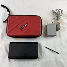 New Nintendo 3DS Mario Edition Black Friday Edition US Model W Charger Case