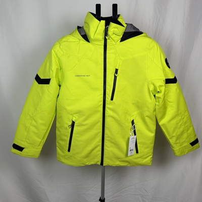 #ad Obermeyer Kids Fleet Jacket Kids Youth Yellow Spark Size L New Item 130 $118.99