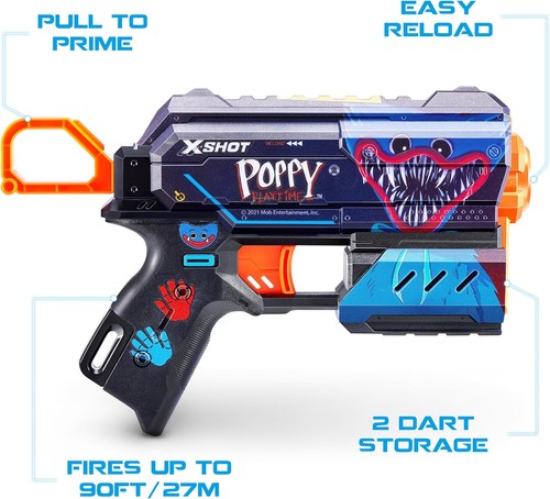 Paquete de 2 Zuru X-shot Flux Poppy Playtime: Jumpscare + Kissy Darts - Imagen 2 de 4