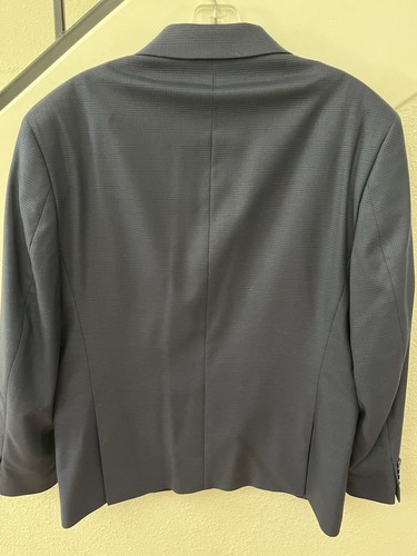 APT 9 Mens Sports Coat Premier Flex Slim Fit Navy Blue 40S - Picture 3 of 3