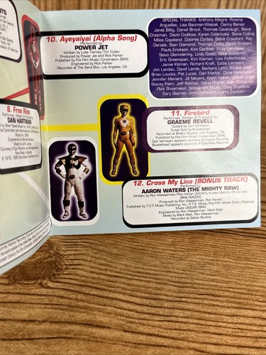 1995 Mighty Morphin Power Rangers: The Movie Original Soundtrack CD - Picture 9 of 10